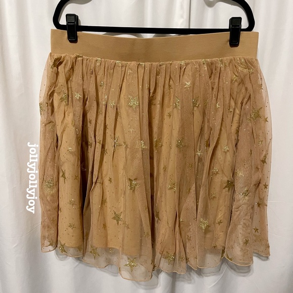 SET: Torrid Stars Lips Pullover Sweater/Stars Tulle Skater Mini Skirt 1X - Picture 10 of 14